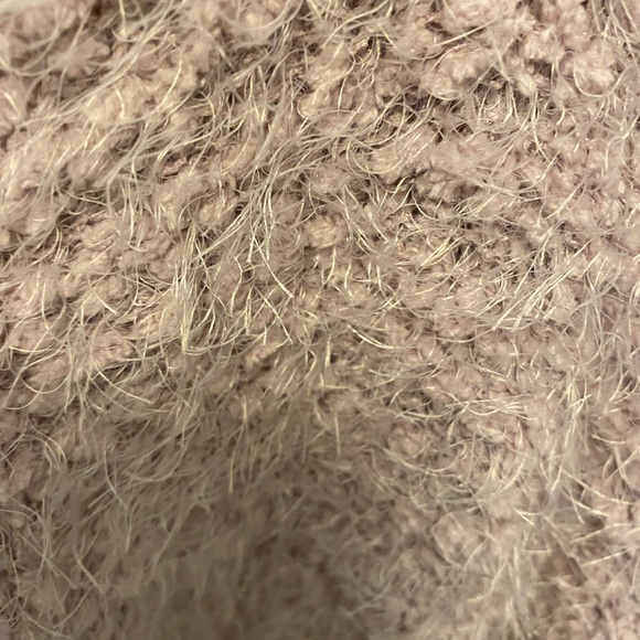 NWT Knit Minded Lavender Soft Fuzzy Longline Open Front Cardigan M - Picture 3 of 7